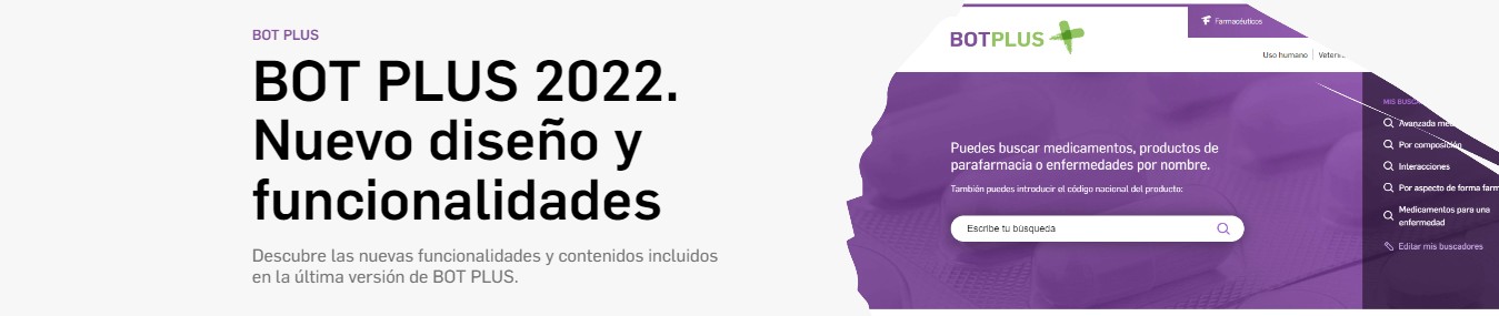 BOT PLUS 2022. Nuevo diseño y funcionalidades